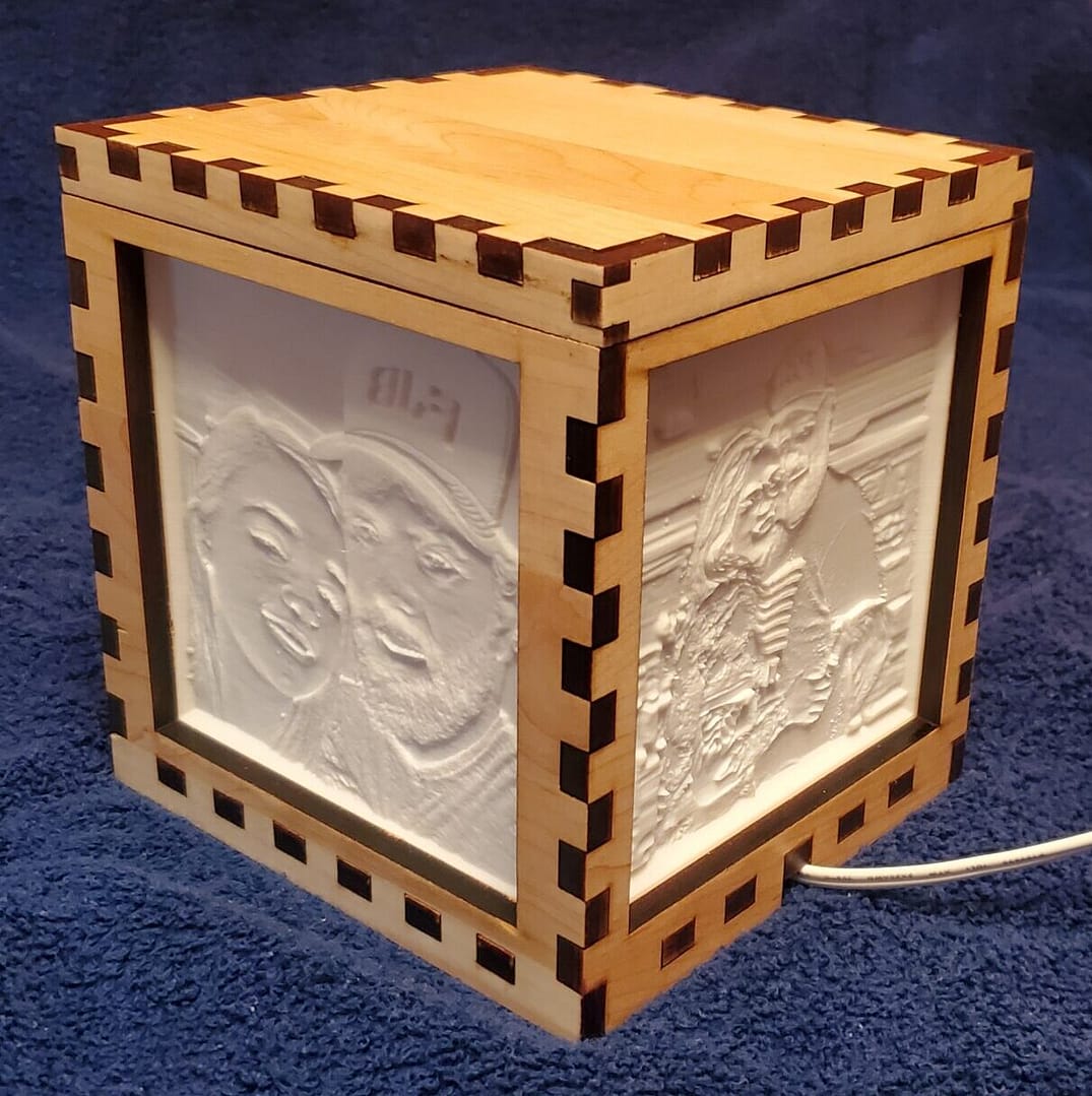 Custom 3D Printed Lithophane Picture Boxes - Image 3