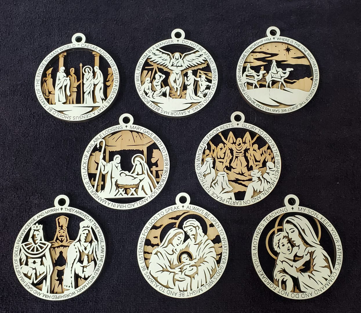 Christmas Story Ornament Set with Engraved Storage Box - Image 4
