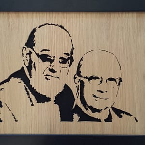 Custom Wooden Portrait