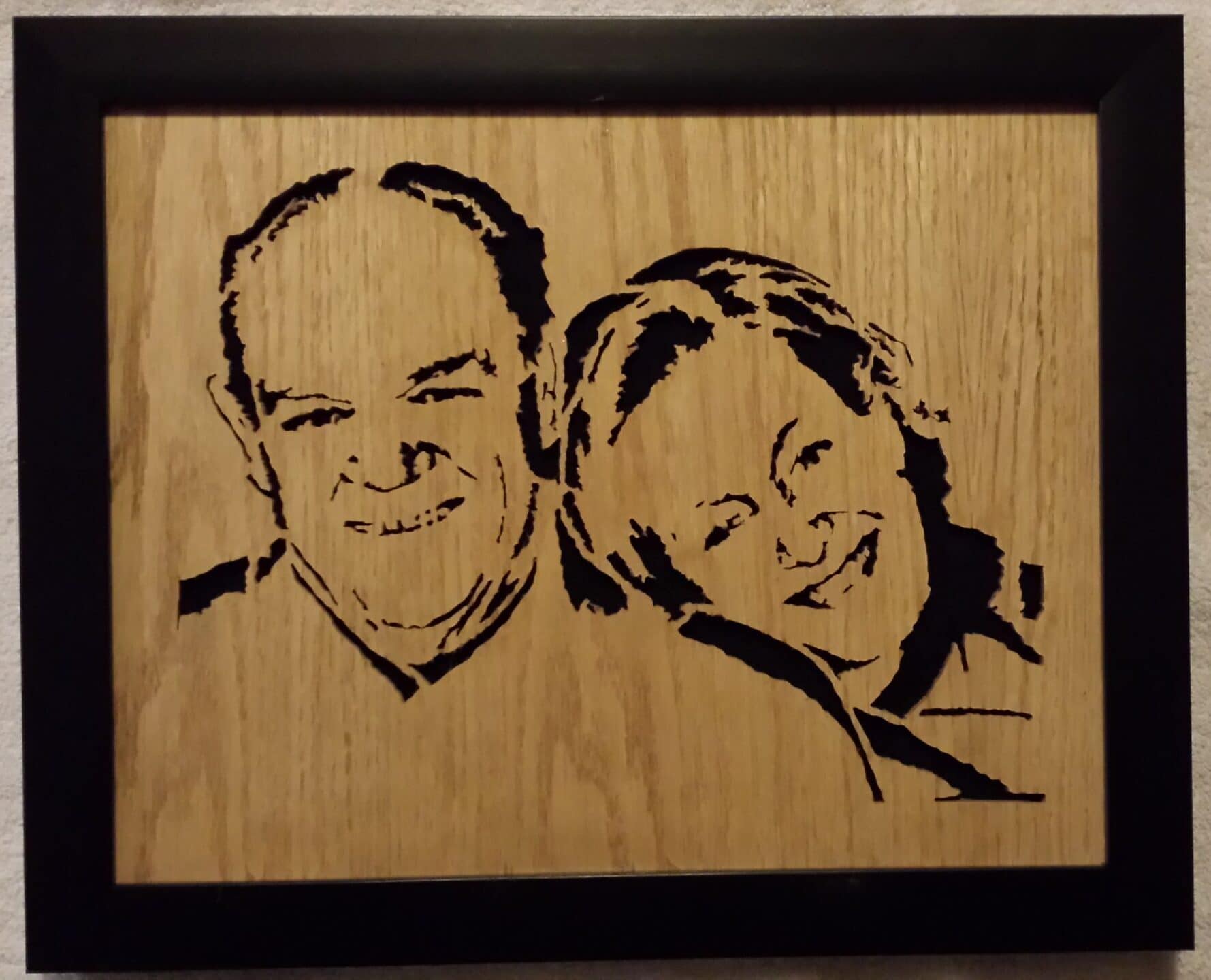 Custom Wooden Portrait - Image 3